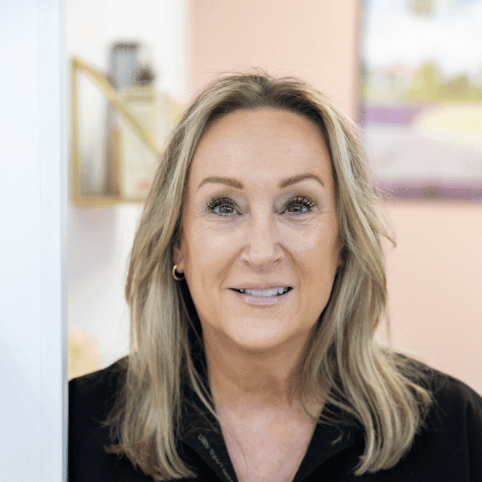 Portrait of Shelly, a professional stylist at Salon Blissful Med Spa, showcasing their expertise and style.